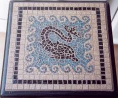 dolphin mosaic