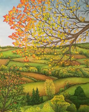 Kingswood autumn painting 4 seasons