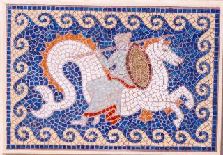 roman mythology mosaic